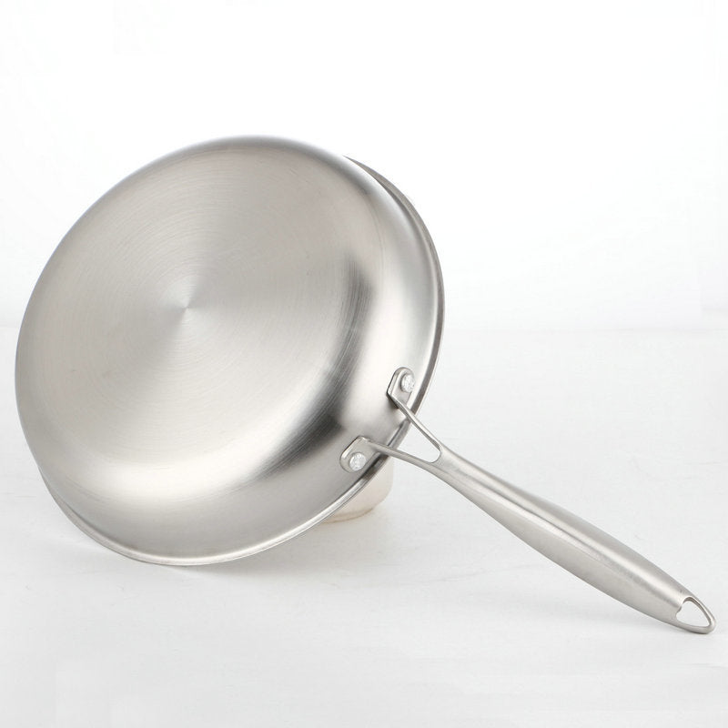 Stainless steel frying pan