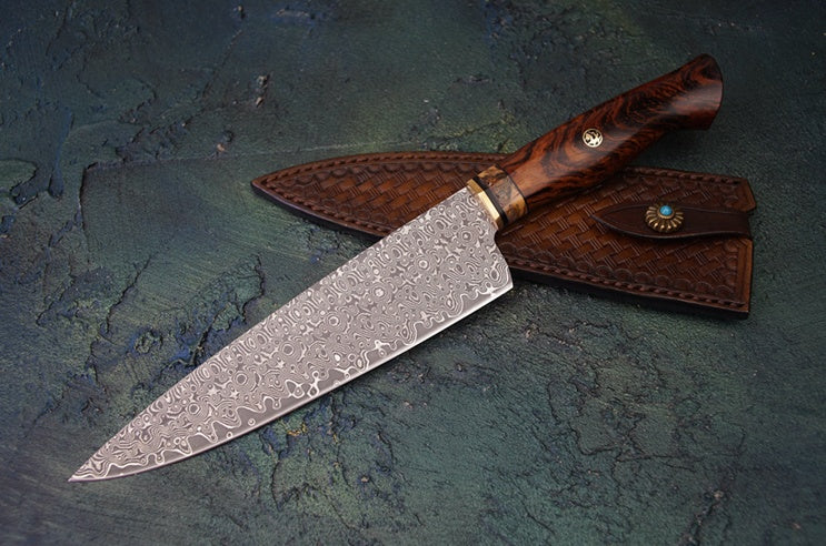 Japanese Damascus steel Knife