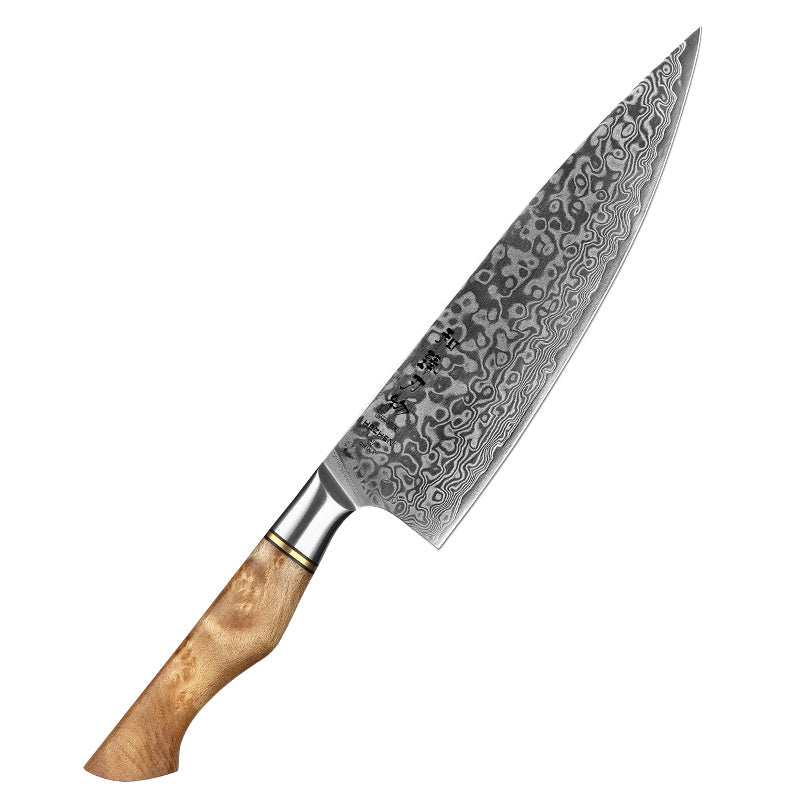 Japanese Damascus steel knife