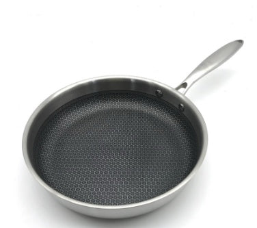 Stainless steel frying pan