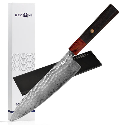 Kegani Damascus Japanese Knife