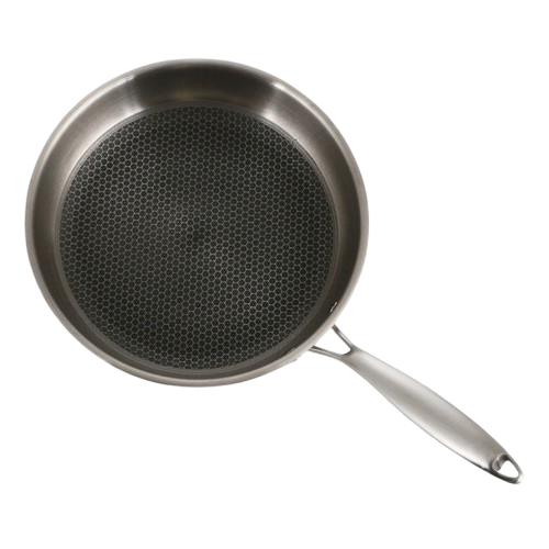 Stainless steel frying pan