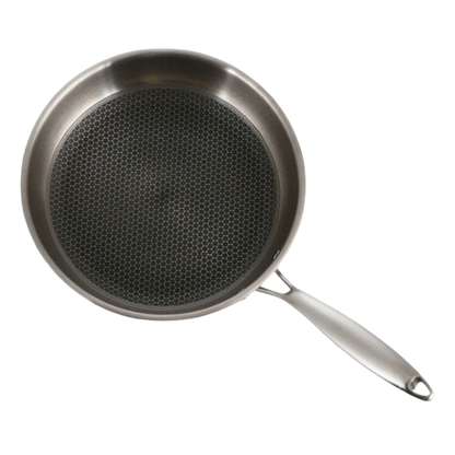 Stainless steel frying pan