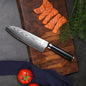 Damascus-steel Japanese Knife