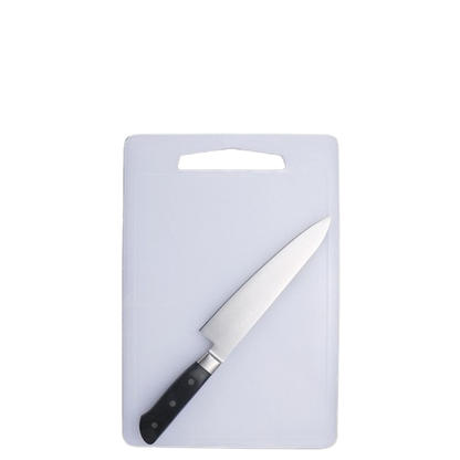 White plastic Cutting Board