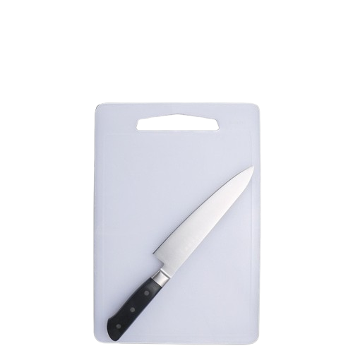 White plastic Cutting Board